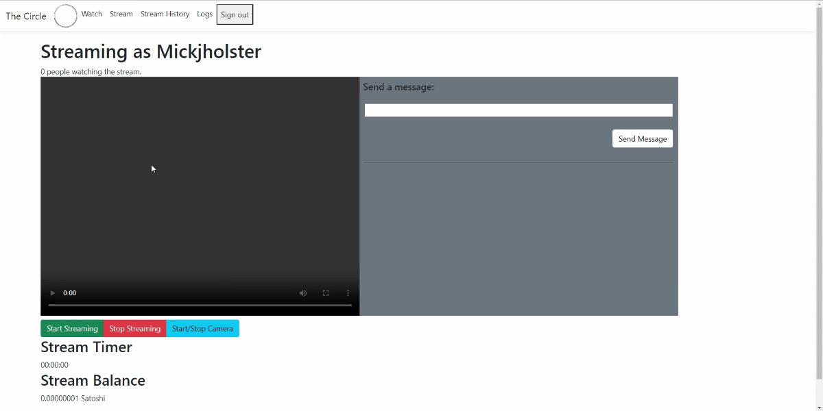 The circle Screenshot